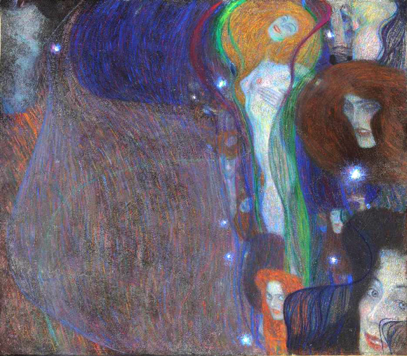 Gustav Klimt - Ghost Lights 1903